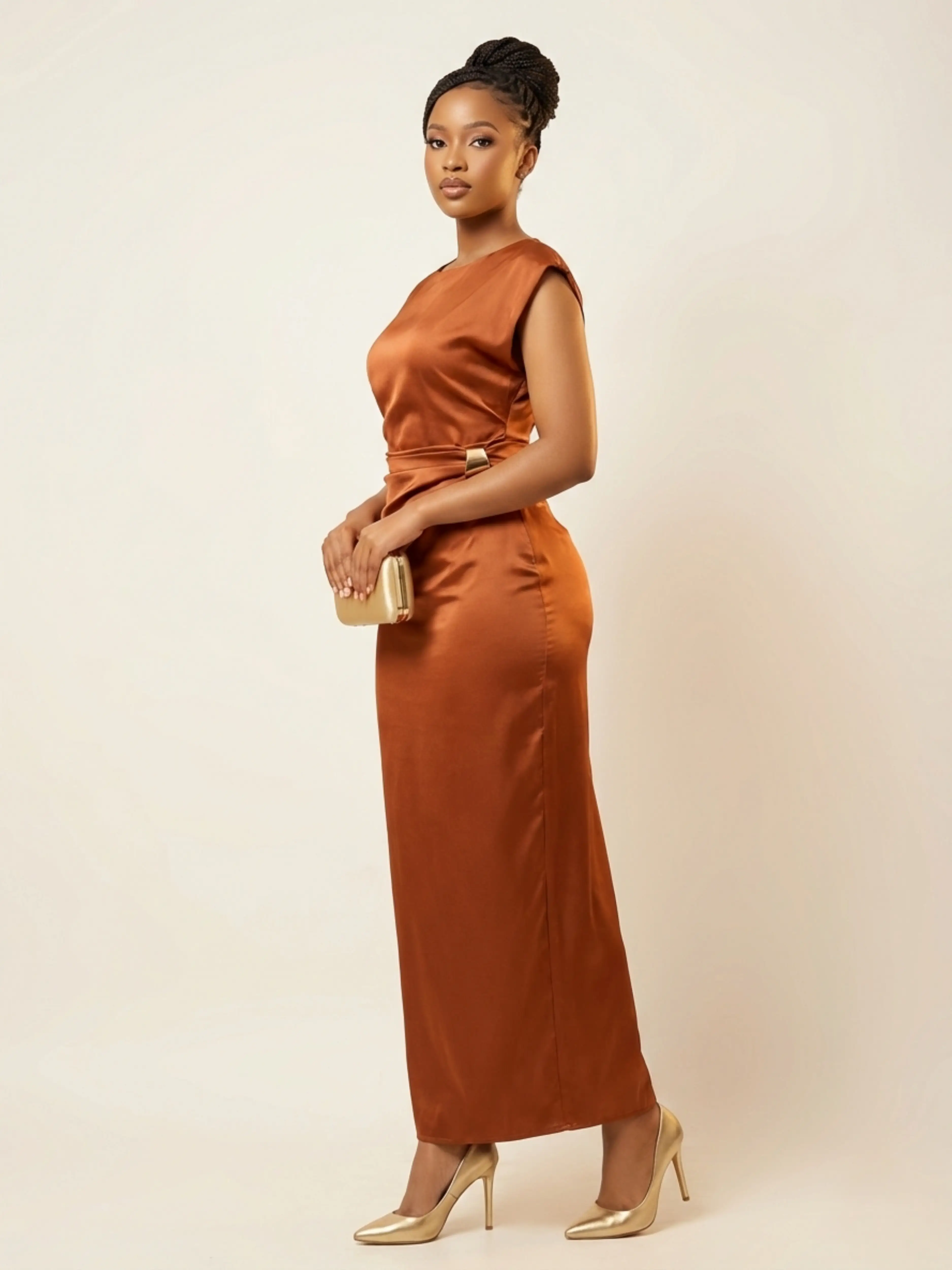 Casual Luxe Lounge Dress - silk dresses available at theGirlyZone Kampala